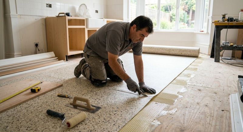 Linoleum Floor Installation in Dunkirk, MD