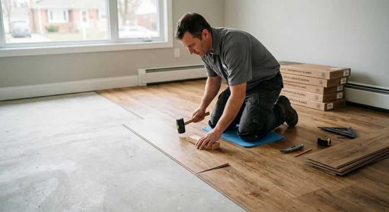 Linoleum Floor Installation in Fairfax County, VA