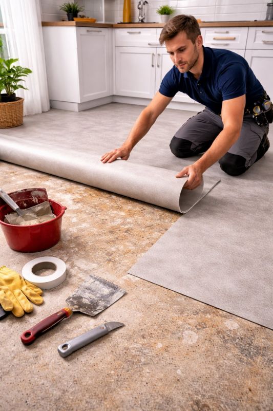 Linoleum Floor Installation in Prince Frederick, MD