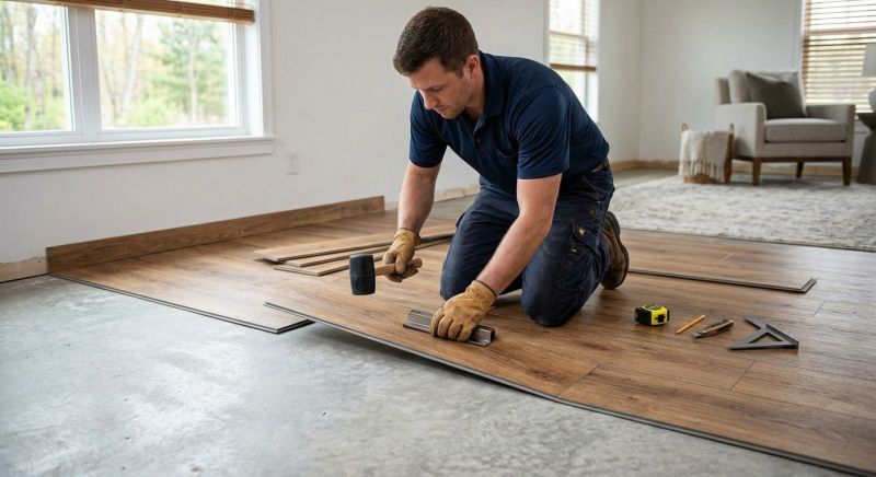 Luxury Vinyl Tile Installation in Falls Church, VA