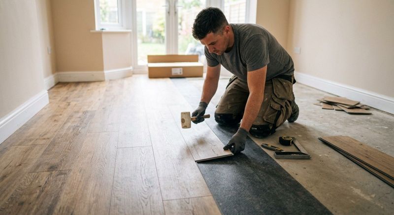 Luxury Vinyl Tile Installation in Triangle, VA