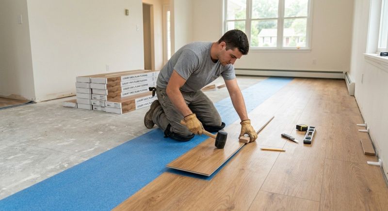 Lvt Flooring Installation in Dunkirk, MD