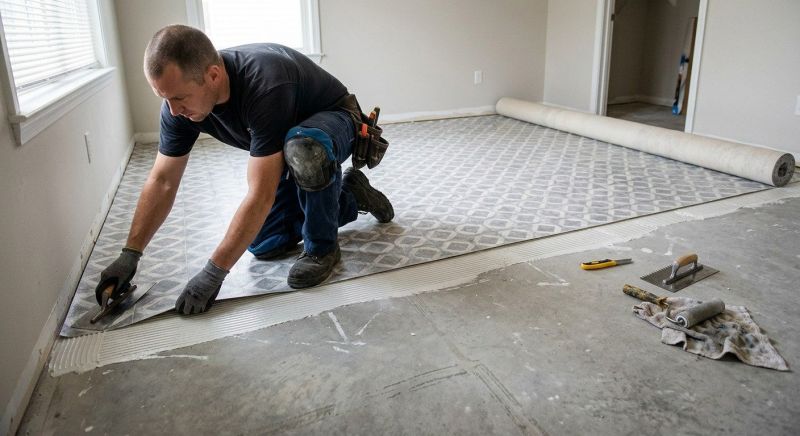 Sheet Linoleum Installation in Charles County, MD